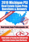 Image for 2019 Michigan PSI Real Estate Exam Prep Questions, Answers &amp; Explanations: Study Guide to Passing the Salesperson Real Estate License Exam Effortlessly