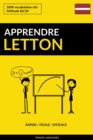Image for Apprendre le letton: Rapide / Facile / Efficace: 2000 vocabulaires cles