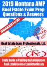 Image for 2019 Montana AMP Real Estate Exam Prep Questions, Answers &amp; Explanations: Study Guide to Passing the Salesperson Real Estate License Exam Effortlessly