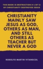 Image for Christianity Mainly Saw Jesus as God, Others As Man, and Still Others As Teacher but Never a God