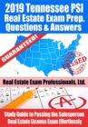 Image for 2019 Tennessee PSI Real Estate Exam Prep Questions, Answers &amp; Explanations: Study Guide to Passing the Salesperson Real Estate License Exam Effortlessly