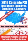 Image for 2019 Colorado PSI Real Estate Exam Prep Questions, Answers &amp; Explanations: Study Guide to Passing the Salesperson Real Estate License Exam Effortlessly