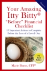 Image for Your Amazing Itty Bitty(R) &amp;quot;Before&amp;quot; Financial Checklist