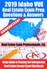 Image for 2019 Idaho VUE Real Estate Exam Prep Questions, Answers &amp; Explanations: Study Guide to Passing the Salesperson Real Estate License Exam Effortlessly