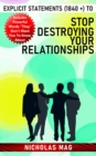 Image for Explicit Statements (1840 +) to Stop Destroying Your Relationships