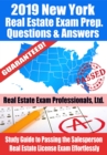 Image for 2019 New York Real Estate Exam Prep Questions, Answers &amp; Explanations: Study Guide to Passing the Salesperson Real Estate License Exam Effortlessly
