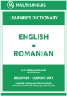 Image for English-Romanian (The Step-Theme-Arranged Learner&#39;s Dictionary, Steps 1 - 2)