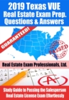 Image for 2019 Texas VUE Real Estate Exam Prep Questions, Answers &amp; Explanations: Study Guide to Passing the Salesperson Real Estate License Exam Effortlessly