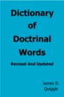Image for Dictionary of Doctrinal Words