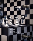 Image for Chess Notebook : Large College Ruled Abstract Chessboard Design
