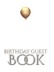Image for birthday Guest book gold ballon Elegant Stylish