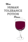 Image for Wine Notebook - Blank Lined Paper : Wine Notebook - Human Tolerance Potion