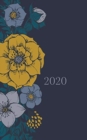 Image for 2020 Planner, Grey Floral, 2 days per page, with Islamic Hijri dates