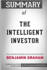 Image for Summary of The Intelligent Investor : The Definitive Book on Value Investing by Benjamin Graham: Conversation Starters