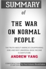 Image for Summary of The War on Normal People by Andrew Yang