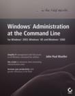 Image for Windows Administration at the Command Line for Windows 2003, Windows XP, and Windows 2000