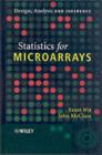 Image for Statistics for microarrays: design, analysis and inference
