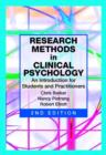 Image for Research Methods in Clinical Psychology : An Introduction for Students and Practitioners