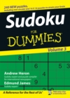 Image for Sudoku For Dummies, Volume 3