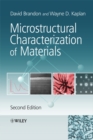 Image for Microstructural characterization of materials