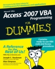Image for Access 2007 VBA Programming For Dummies