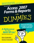 Image for Access 2007 forms &amp; reports for dummies