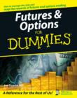 Image for Futures &amp; options for dummies