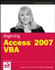 Image for Beginning Access 2007 VBA