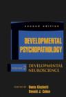 Image for Developmental psychopathology