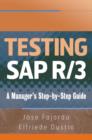 Image for Testing SAP R/3  : a manager&#39;s step-by-step guide