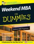 Image for Weekend MBA For Dummies