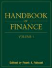Image for Handbook of financeVol. 1: Financial markets and instruments