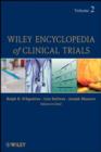 Image for Wiley Encyclopedia of Clinical Trials : v. 2