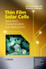 Image for Thin Film Solar Cells - Fabrications, Characterization and Applications