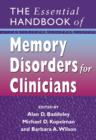 Image for The essential handbook of memory disorders for clinicians