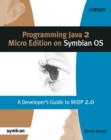 Image for Programming Java 2 Micro Edition for Symbian OS