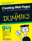 Image for Creating Web pages all-in-one desk reference for dummies