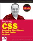 Image for Beginning CSS  : cascading style sheets for Web design
