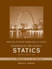 Image for Solving statistics problems in Maple [for] Engineering mechanics, statistics, sixth edition [by] J.L. Meriam, L.G. Kraige : WITH Engineering Mechanics Statics, 6r.e.