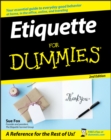 Image for Etiquette For Dummies 2e