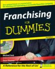 Image for Franchising for dummies