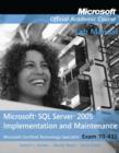 Image for Exam 70-431 Microsoft SQL Server 2005 Implementation and Maintenance Lab Manual