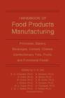 Image for Handbook of Food Products Manufacturing