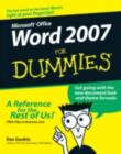 Image for Word 2007 for dummies