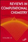 Image for Reviews in Computational Chemistry : Volume 9