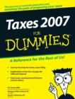 Image for Taxes 2007 for dummies
