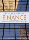 Image for Finance  : introduction to institutions, investments, and management