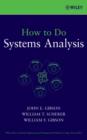 Image for How to do systems analysis