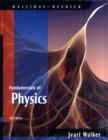 Image for Fundamentals of Physics with Wiley Plus WebCT Powerpack