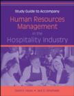 Image for Human Resources Management in the Hospitality Industry